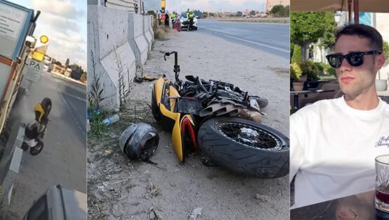 Yeni aldığı motosikletle ilk gezisi sonu oldu