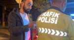 Alkollü sürücüden polislere “abartmayın” tepkisi