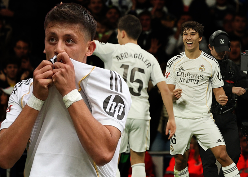 Arda Güler bu sefer ilk 11’de başladı. Frikik vuruşuyla takımını öne geçirdi