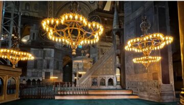 Ayasofya’nın mihrap bölümündeki kubbede güçlendirme ve konservasyon çalışmaları başlıyor