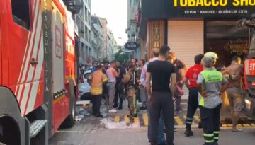 Bakırköy’de otelde yangın: 12 yaralı