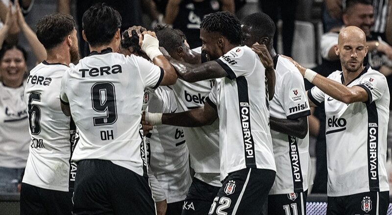 Beşiktaş, doludizgin devam ediyor. Dolmabahçe’de Erzurumspor FK’ya şans tanımadı