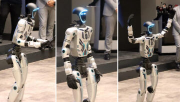 Bir aydır eğitiliyordu, insan görünümlü robot belediyede işe başladı