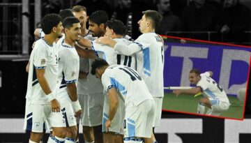 Dünya, skandal gol sevincini konuşuyor. İsrailli futbolcu golü attı, kırmızı kart gördü