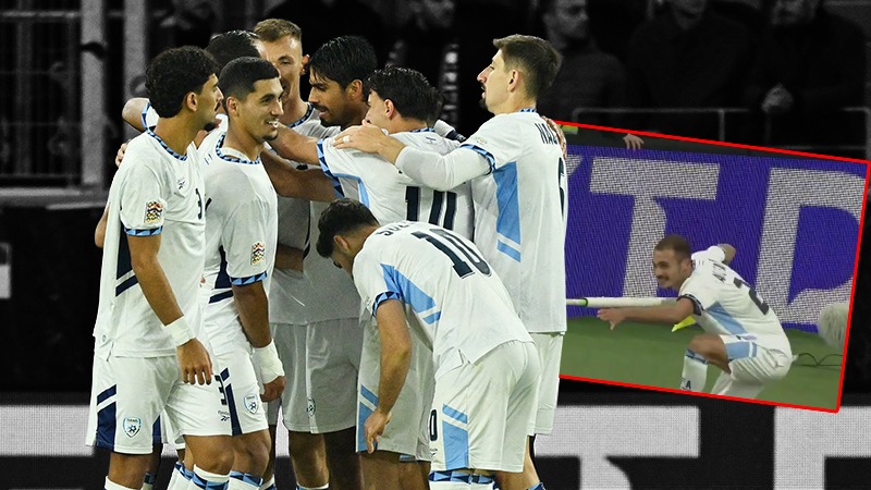Dünya, skandal gol sevincini konuşuyor. İsrailli futbolcu golü attı, kırmızı kart gördü