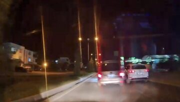 Elazığ’da tehlikeli şerit değiştiren sürücüye ceza