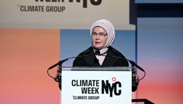Emine Erdoğan, New York İklim Haftası açılışında konuştu