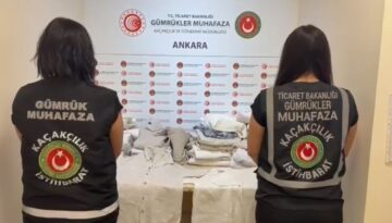 Esenboğa Havaalanı’nda 31,6 kilo metamfetamin ele geçirildi