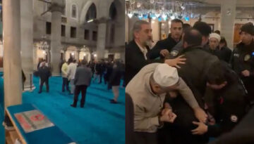 Eyüpsultan Camii’nde silahlı kavga