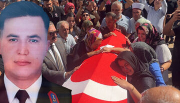 Girne’deki feribot faciasında can veren uzman çavuşa acı veda: Eşi gözyaşlarına boğuldu