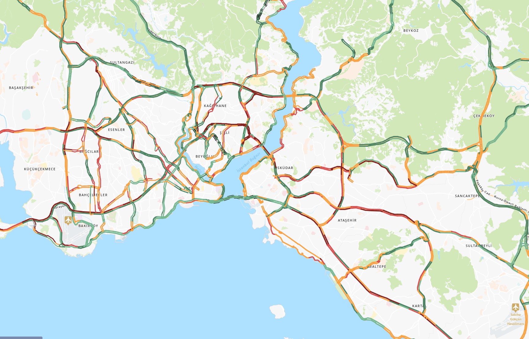 İstanbul’da sağanak sonrası trafik kilitlendi