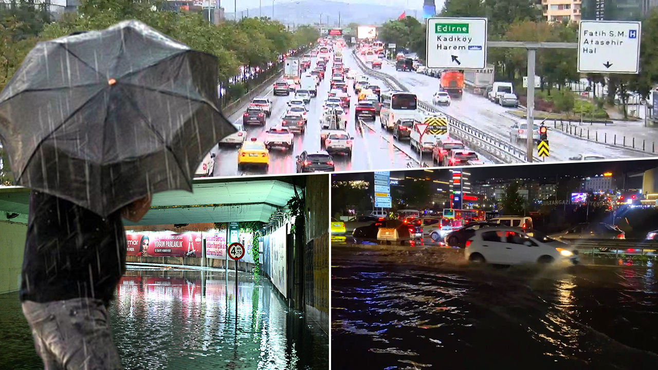 İstanbul’da yağmur daha bitmedi: Meteoroloji saat verdi, sağanak yeniden şiddetlenecek