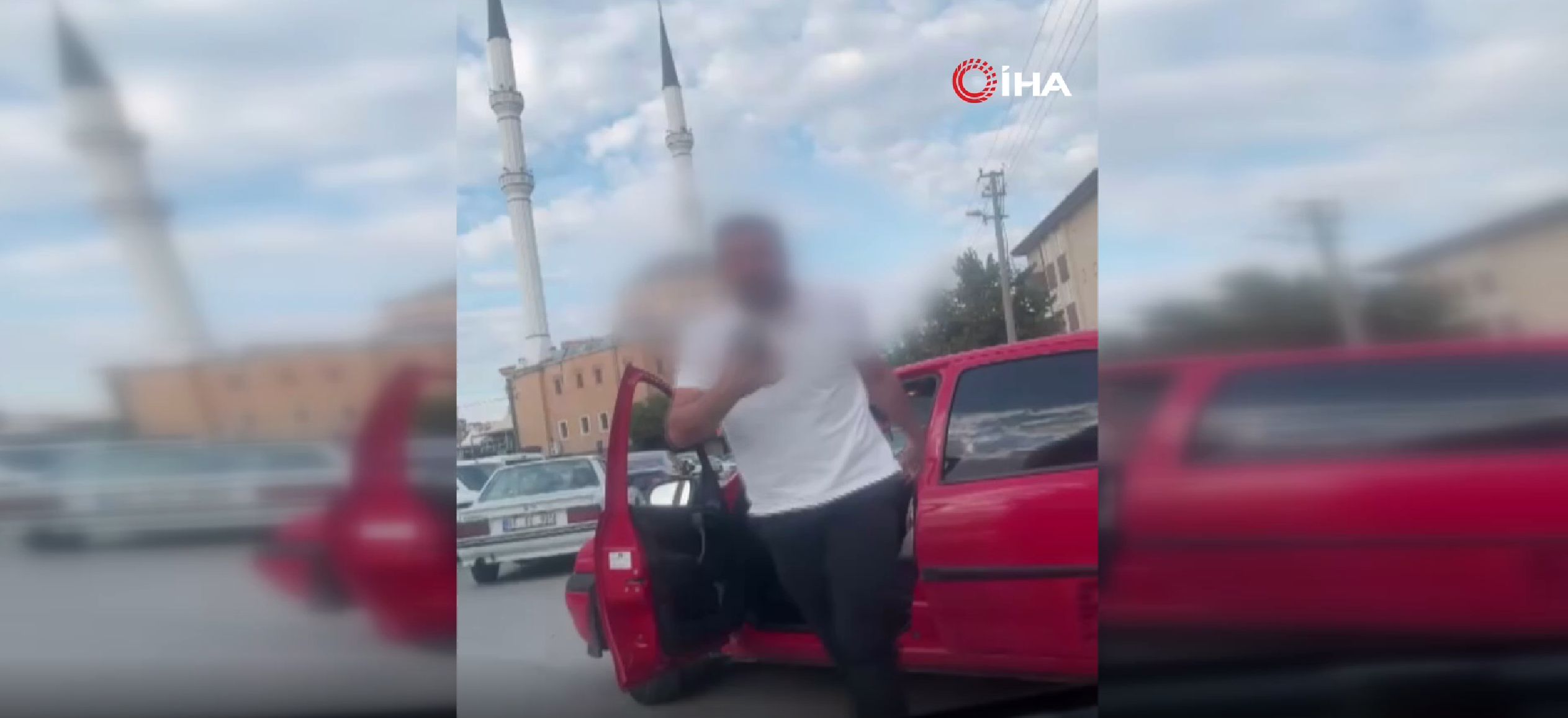 Kendisine korna çalanları ölümle tehdit etti. Saldırgan sürücü tutuklandı
