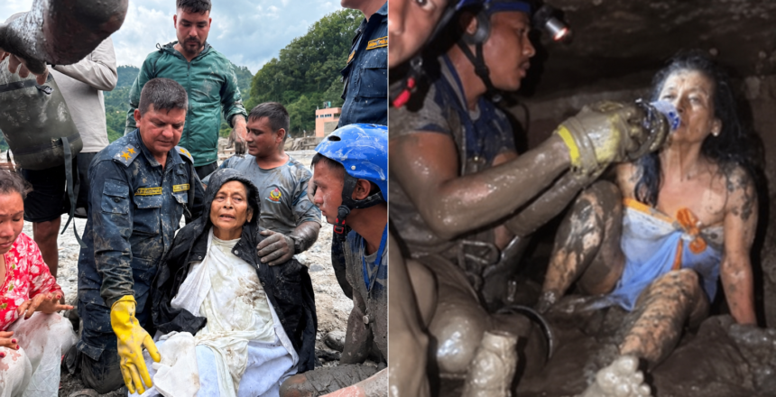 Mucize kurtuluş. Çamur altında 10 gün yaşam mücadelesi verdi