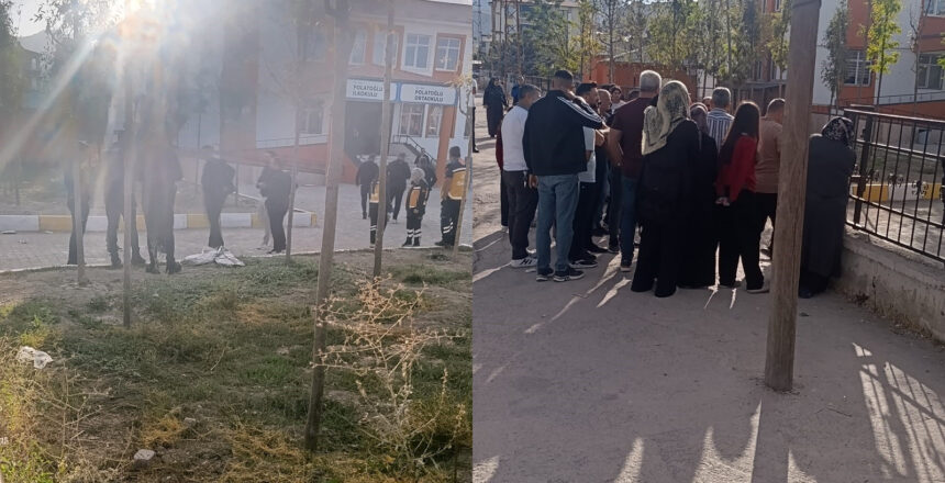 Öğrenci okula tüfekle geldi, veliler okula akın etti