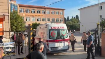 Olay yerinden ilk görüntüler: Manisa’da okul önünde silahlı saldırı