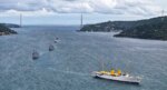 Preveze Deniz Zaferi’nin 488. yılı. İstanbul Boğazı’nda 15 gemiyle geçit töreni