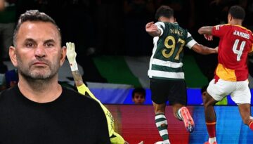 Sporting maçında Okan Buruk’u çıldırtan penaltı kararı. Hakemlere yoğun tepki