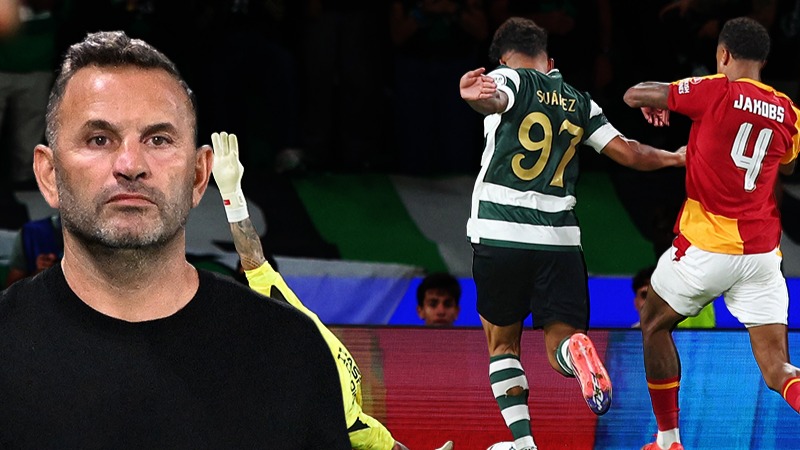 Sporting maçında Okan Buruk’u çıldırtan penaltı kararı. Hakemlere yoğun tepki