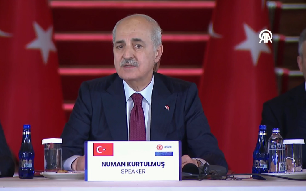 TBMM Başkanı Kurtulmuş: Terörsüz Türkiye yasasının uygulanması için örgüt silah bırakmalı