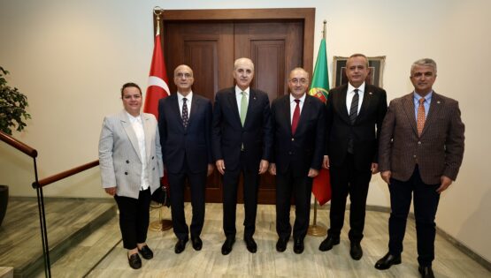 TBMM Başkanı Kurtulmuş, Türkiye’nin Lizbon Büyükelçiliğini ziyaret etti