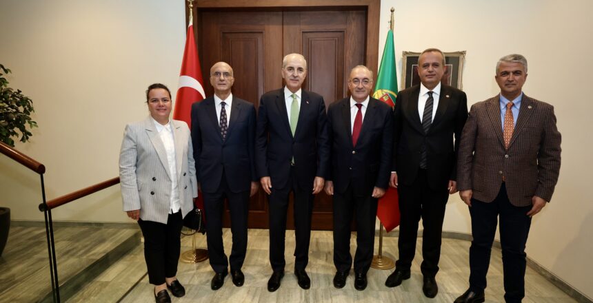 TBMM Başkanı Kurtulmuş, Türkiye’nin Lizbon Büyükelçiliğini ziyaret etti