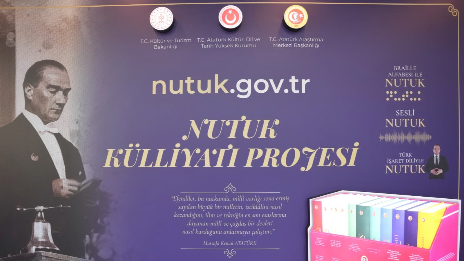 Atatürk’ün Nutuk’u 8 dilde dünyaya açılıyor: Dijital platform erişime sunuldu