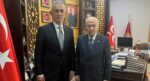 Bahçeli ve TFF Başkanı Hacıosmanoğlu bir araya geldi