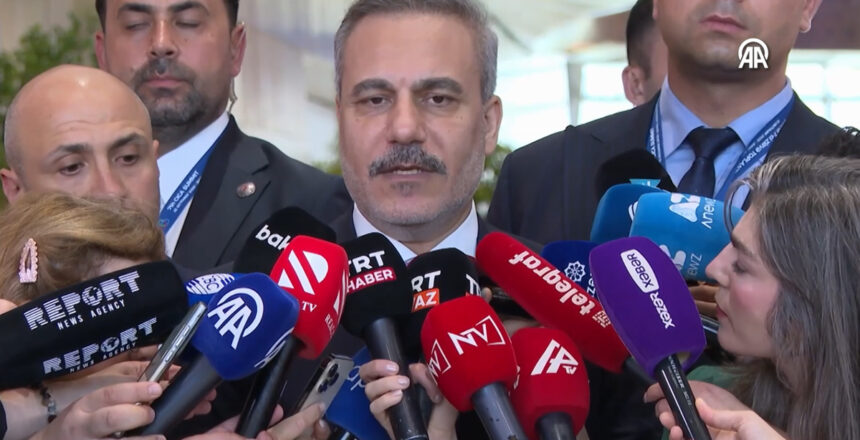 Bakan Fidan Bakü’de. “Liderlerimiz arasında sarsılmaz bir dostluk ve kardeşlik bağı vardır”