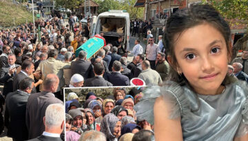 Başakşehir’deki saldırıda yaşamını yitiren Eslem Sare’ye gözyaşlarıyla veda