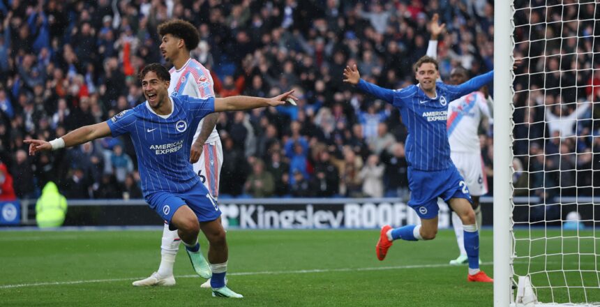 Beşiktaş’ın rakibi Crystal Palace, Brighton deplasmanında dağıldı