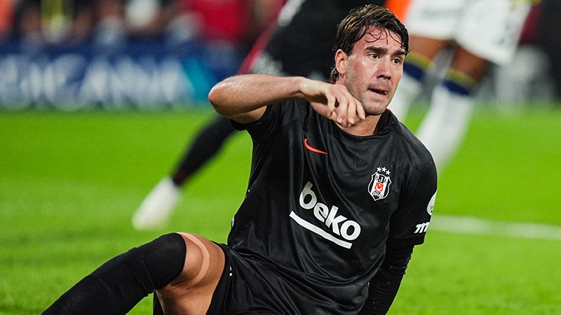 Beşiktaş’ta Dusan Vlahovic şoku. Kafilede yer almadı