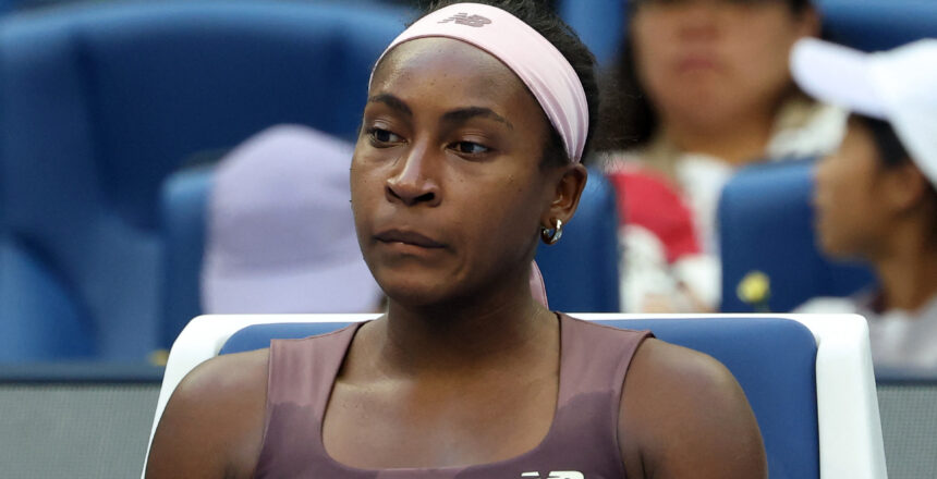 Coco Gauff ırkçı saldırıların gölgesinde oynadığı maçta Mertens’e elendi
