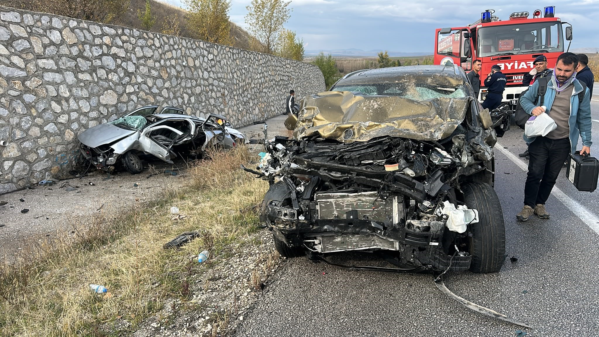 Çorum’da feci kaza. 4 kişi hayatını kaybetti
