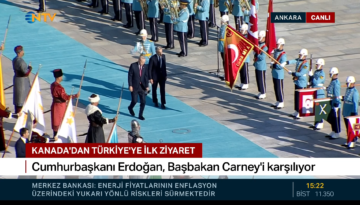 Cumhurbaşkanı Erdoğan, Kanada Başbakanı Carney’i resmi törenle karşıladı