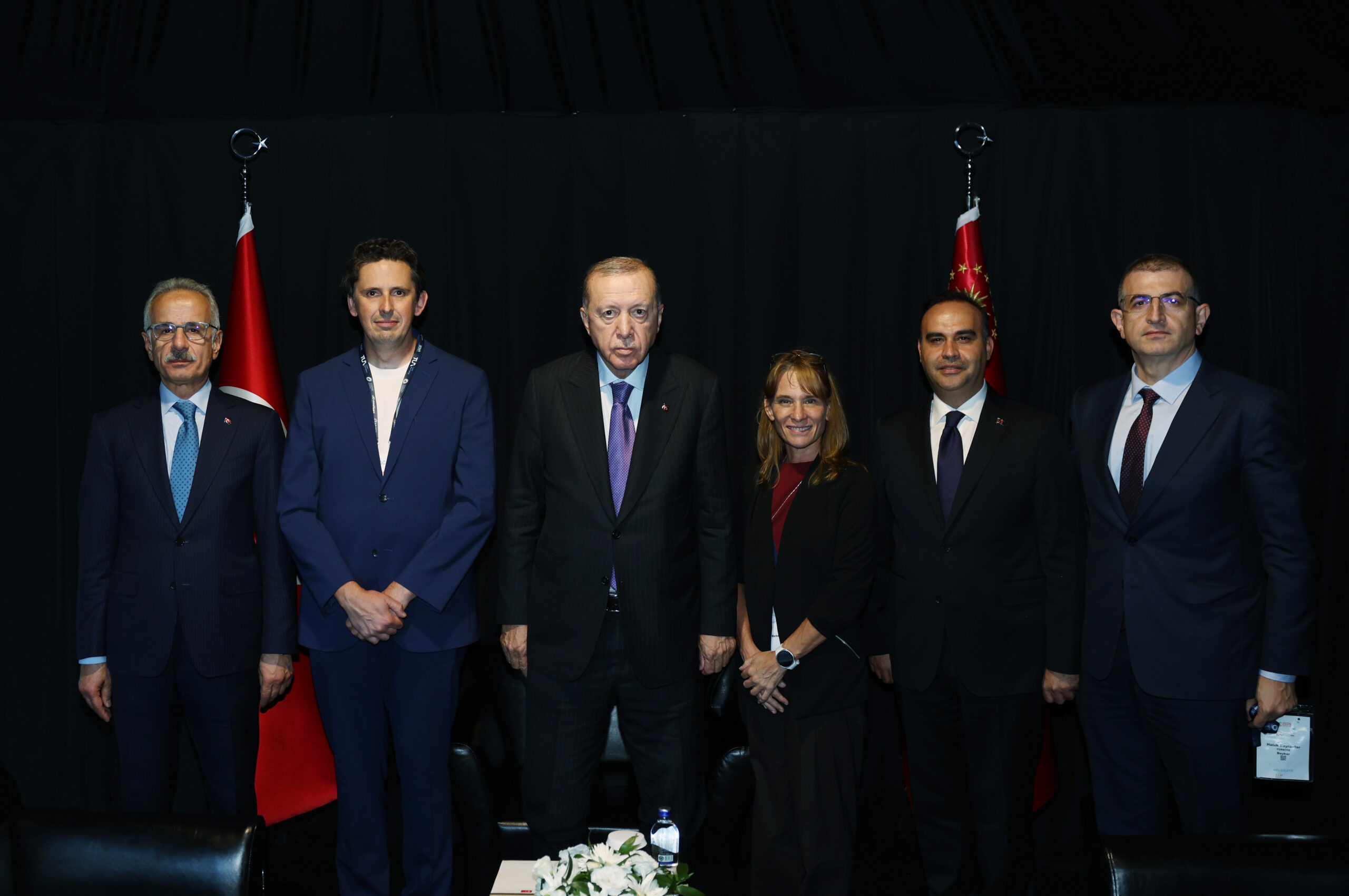 Cumhurbaşkanı Erdoğan, SpaceX üst düzey yöneticilerini kabul etti