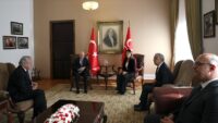 DEM Parti heyetinden Bahçeli’ye ziyaret