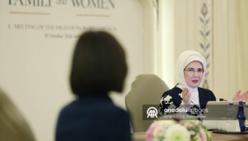 Emine Erdoğan, lider eşleriyle Ankara’da buluştu