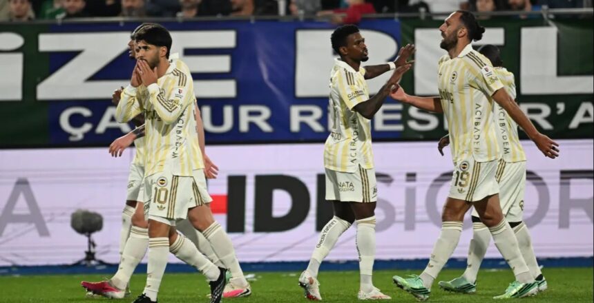 Fenerbahçe, Çaykur Rizespor karşısında farklı kazandı, kalesini yine gole kapattı