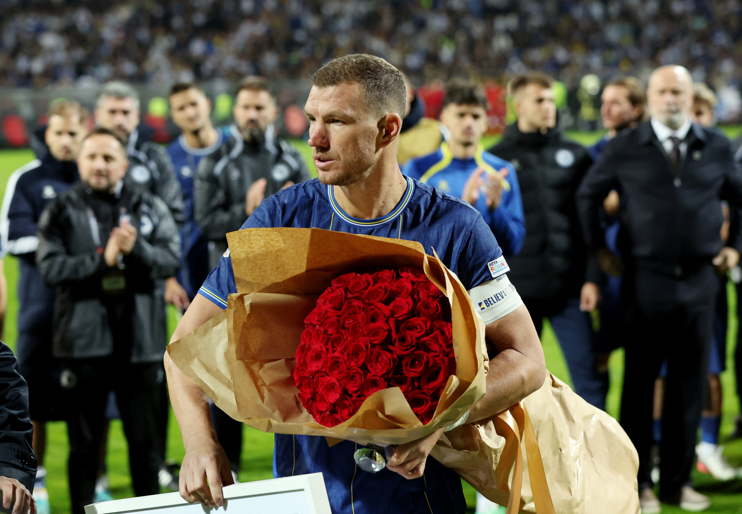 Fransa’ya İtalya freni. Edin Dzeko’dan buruk veda. 38’lik Lewandowski’den Romanya’ya hat-trick