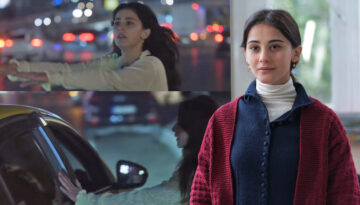 Helin Kandemir sette yanlış taksiye bindi. “Zincirlikuyu turu yaptığım kamera arkası”