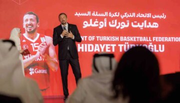 Hidayet Türkoğlu, FIBA 2027 Dünya Kupası geri sayım törenine katıldı