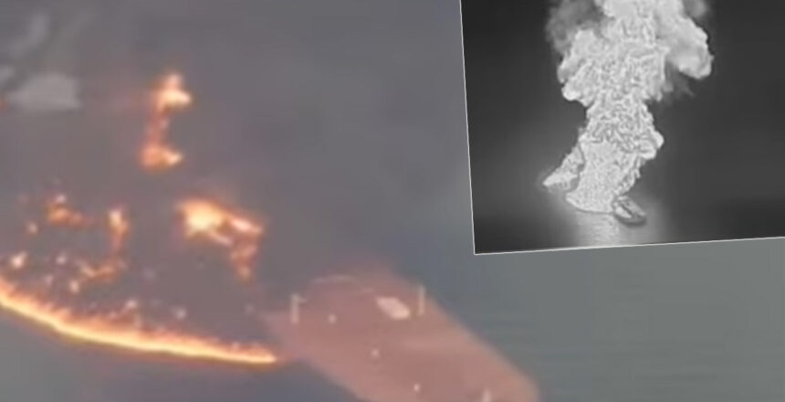 Hürmüz’de dev tanker mayına çarptı