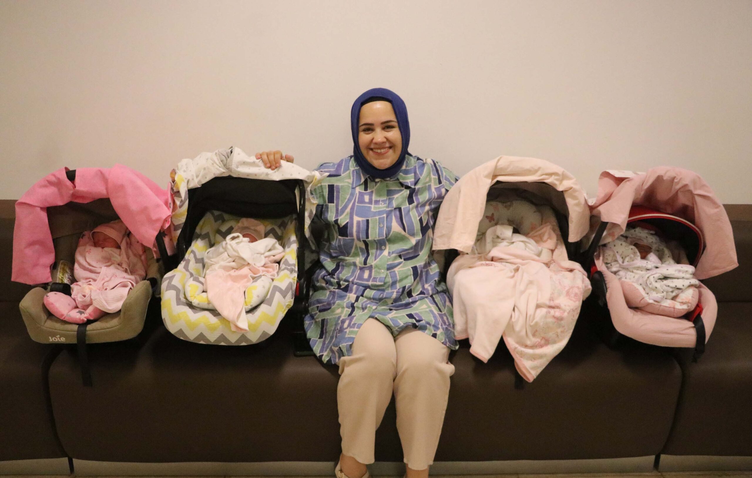 İkinci çocuk isterken, dördüzleri oldu: “Şaşkınız”