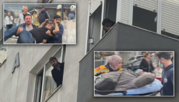 Kadıköy’de can pazarı. 8 katlı binada yangın çıktı