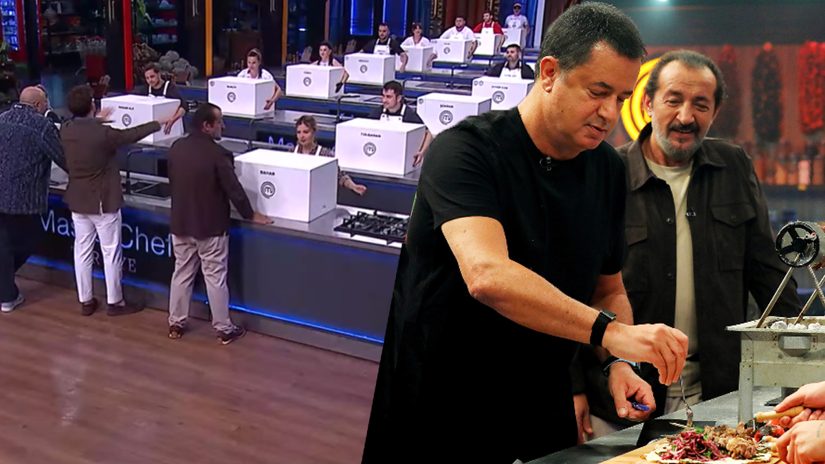 MasterChef’te sürpriz ziyaret. Acun Ilıcalı, Cağ kebaplarını tek tek tattı