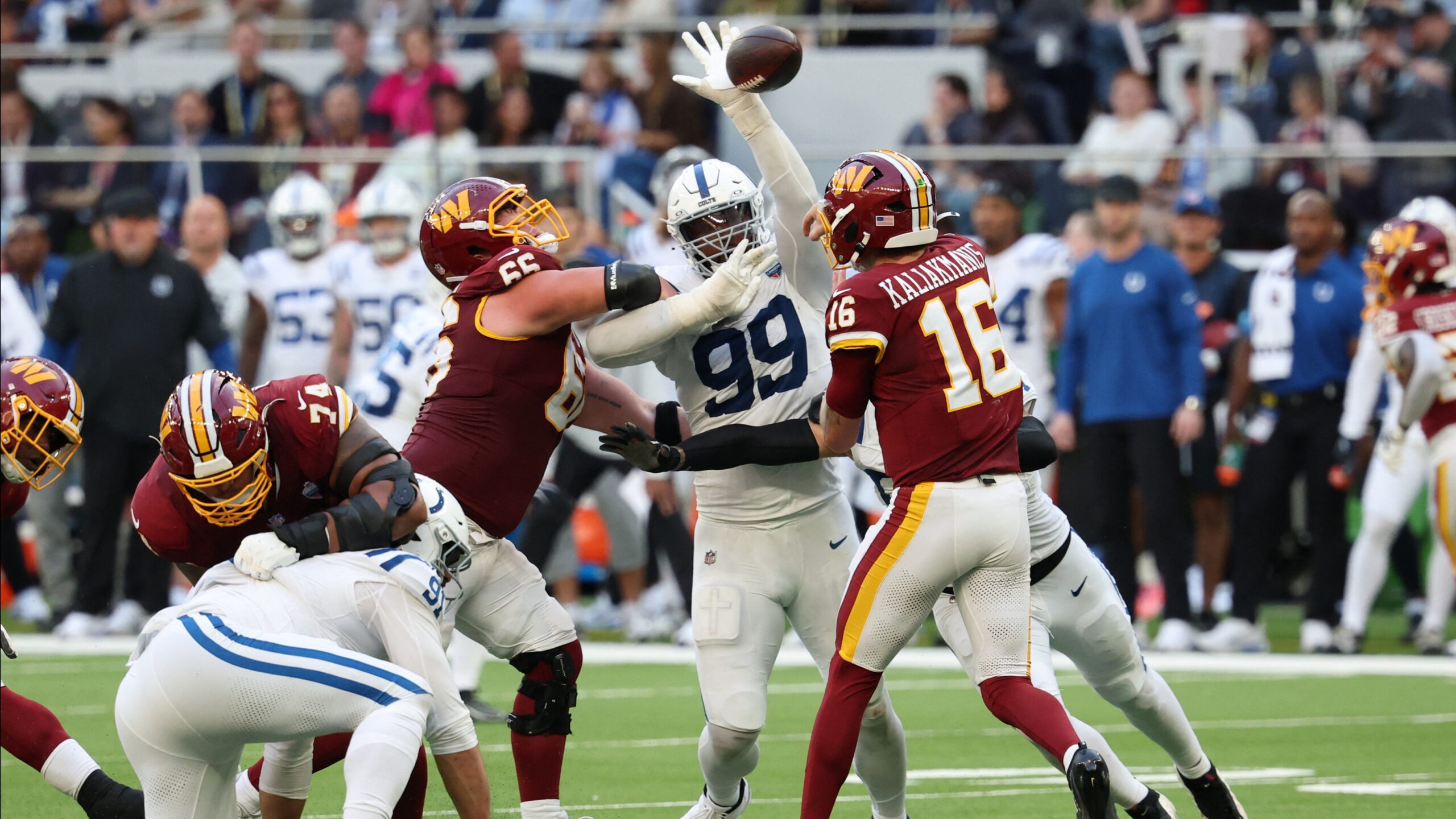 NFL Londra serisinin ilk maçının galibi Indianapolis Colts oldu