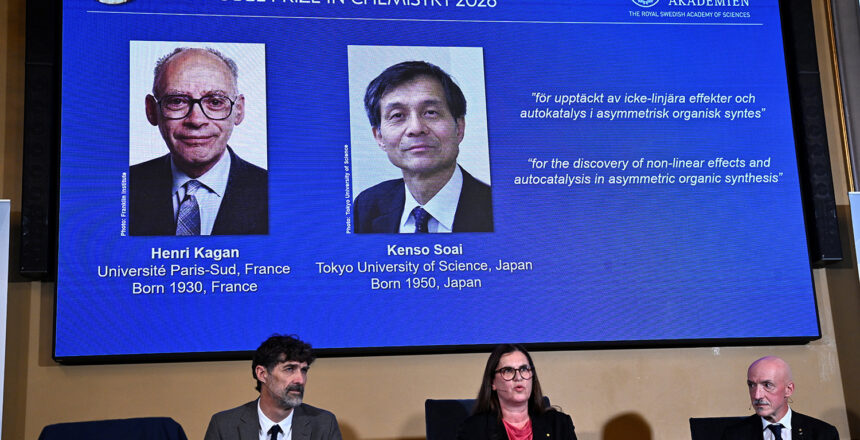 Nobel Kimya Ödülü’nü Henri Kagan ve Kenso Soai kazandı