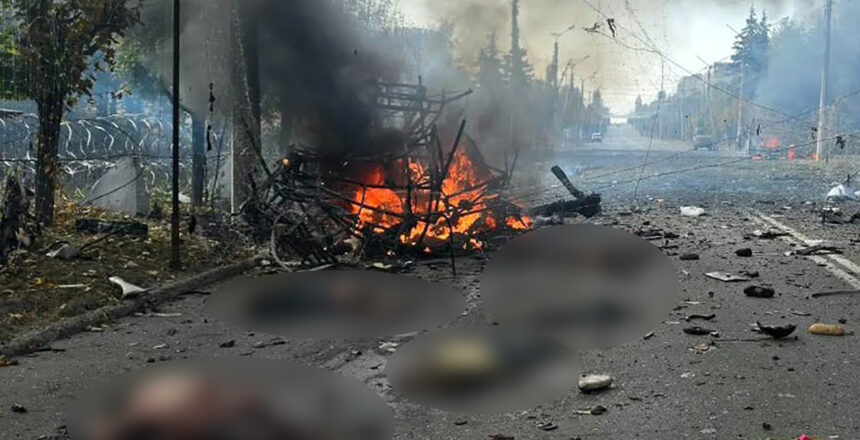 Rusya Ukrayna’da otobüs durağını vurdu. En az 33 ölü, 18 yaralı