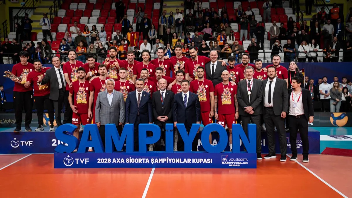 Şampiyonlar Kupası Şampiyonu, Ziraat Bankkart’ı 3-1 yenen Galatasaray